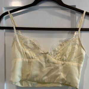 Princess Polly Cream Lace Bralette